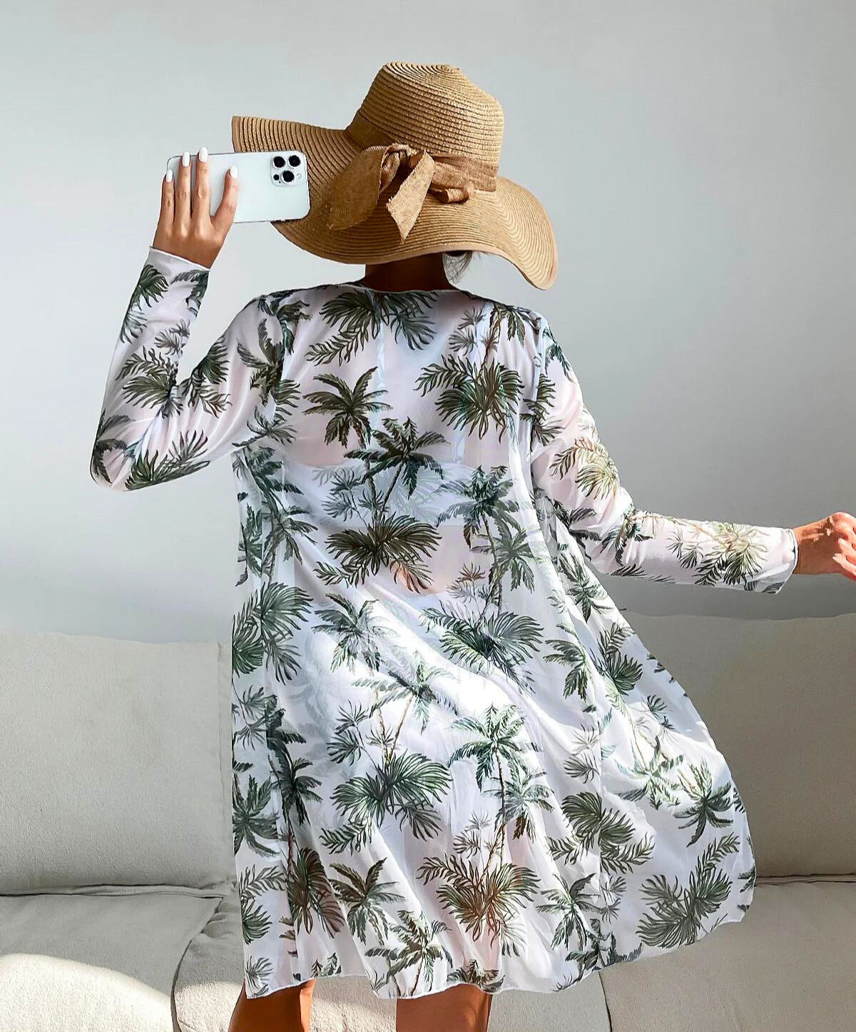 Olivia® | 3 in 1 bikini top + pants + kimono