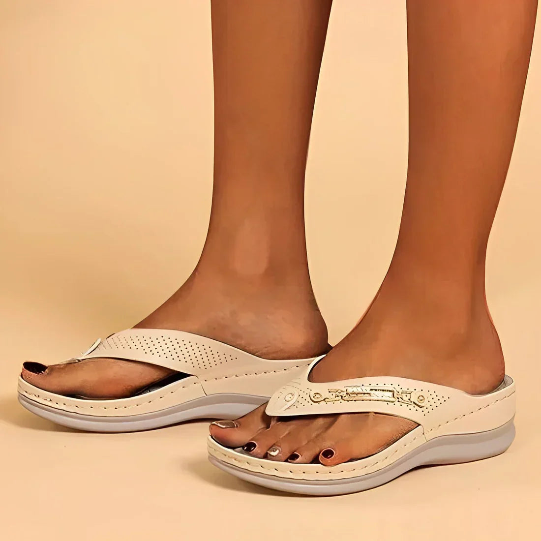 Miranda® | Softly Padded Flip-Flop Sandals