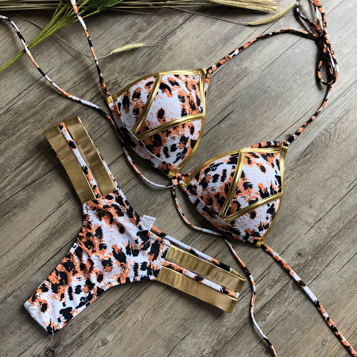 Brastias® | Bikini With Bronze Sides