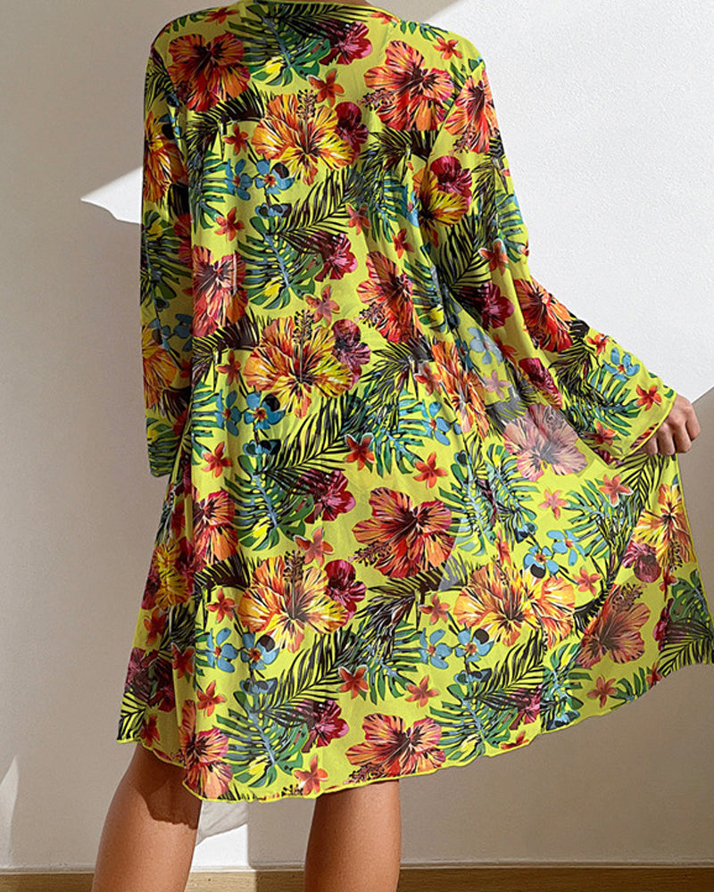 Angela® | Bikini and floral skirt