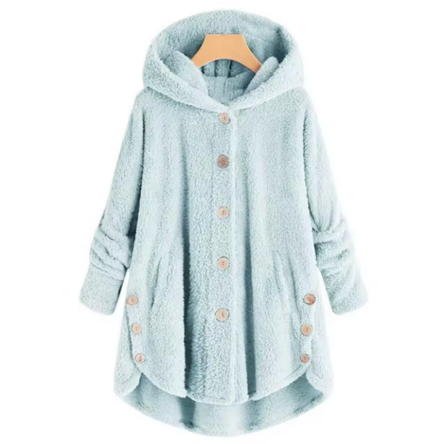Beate® | Wool plush sweatshirt coat