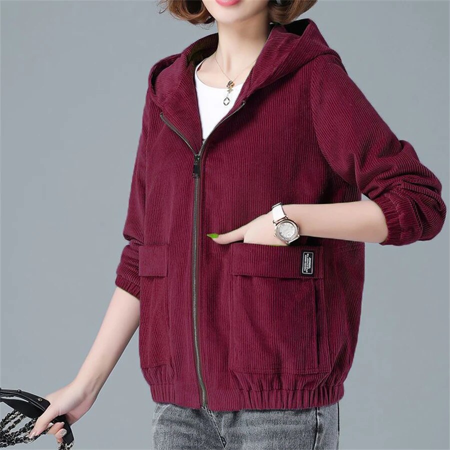 Adela® | Oversized corduroy jacket