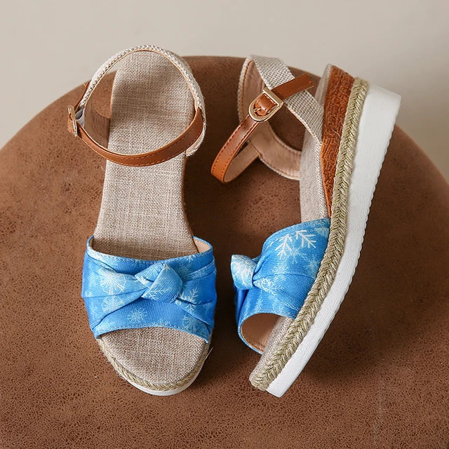 Julieta® | Stylish Knotted Wedge Sandals For Women