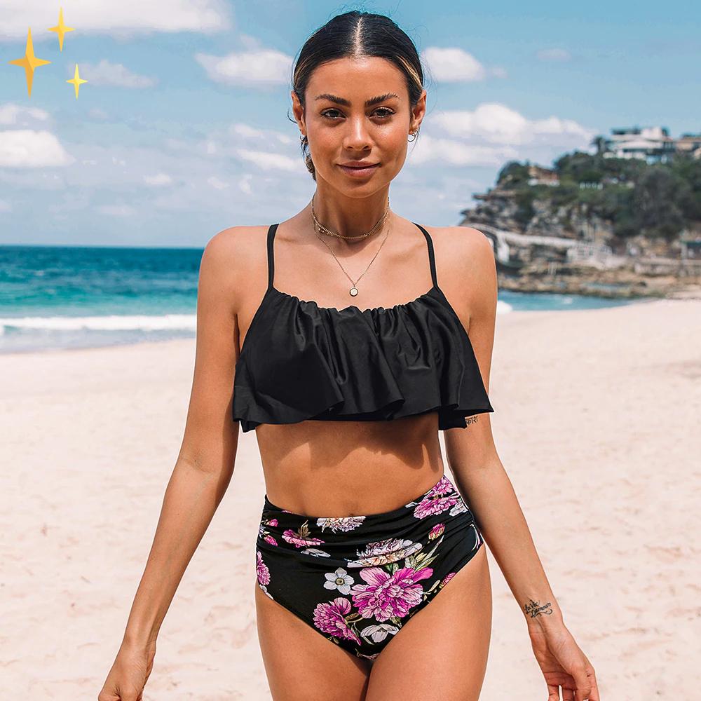 Eugenia® | Bikini Top + High Waisted Pants - Feel confident and beautiful in the sun