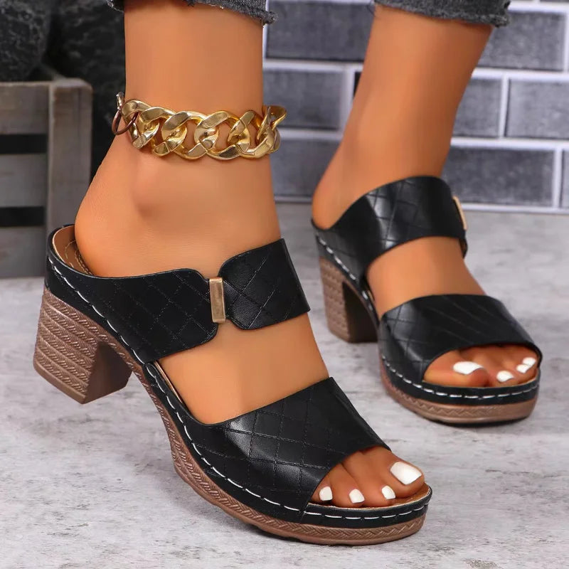 Leila® | Versatile Block Heel Sandals For Every Occasion