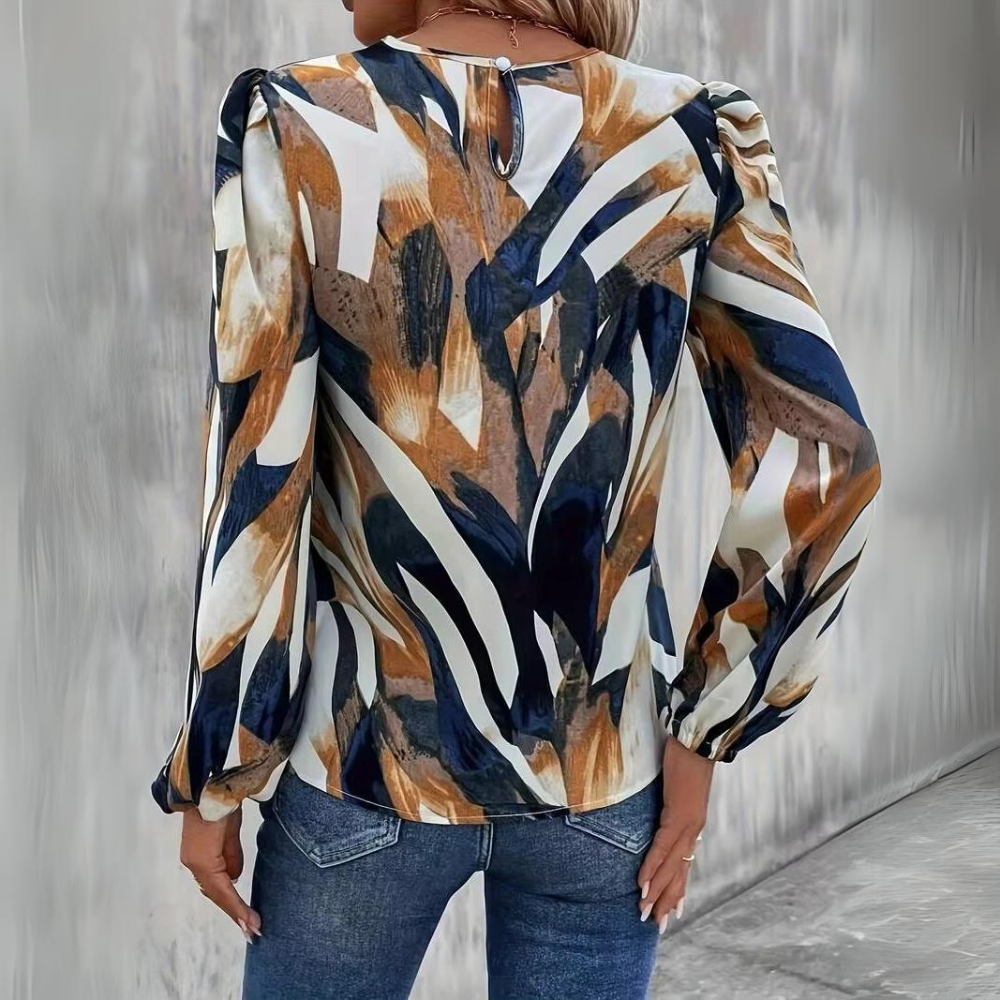 Damiana® | Casual blouse with long lantern sleeves
