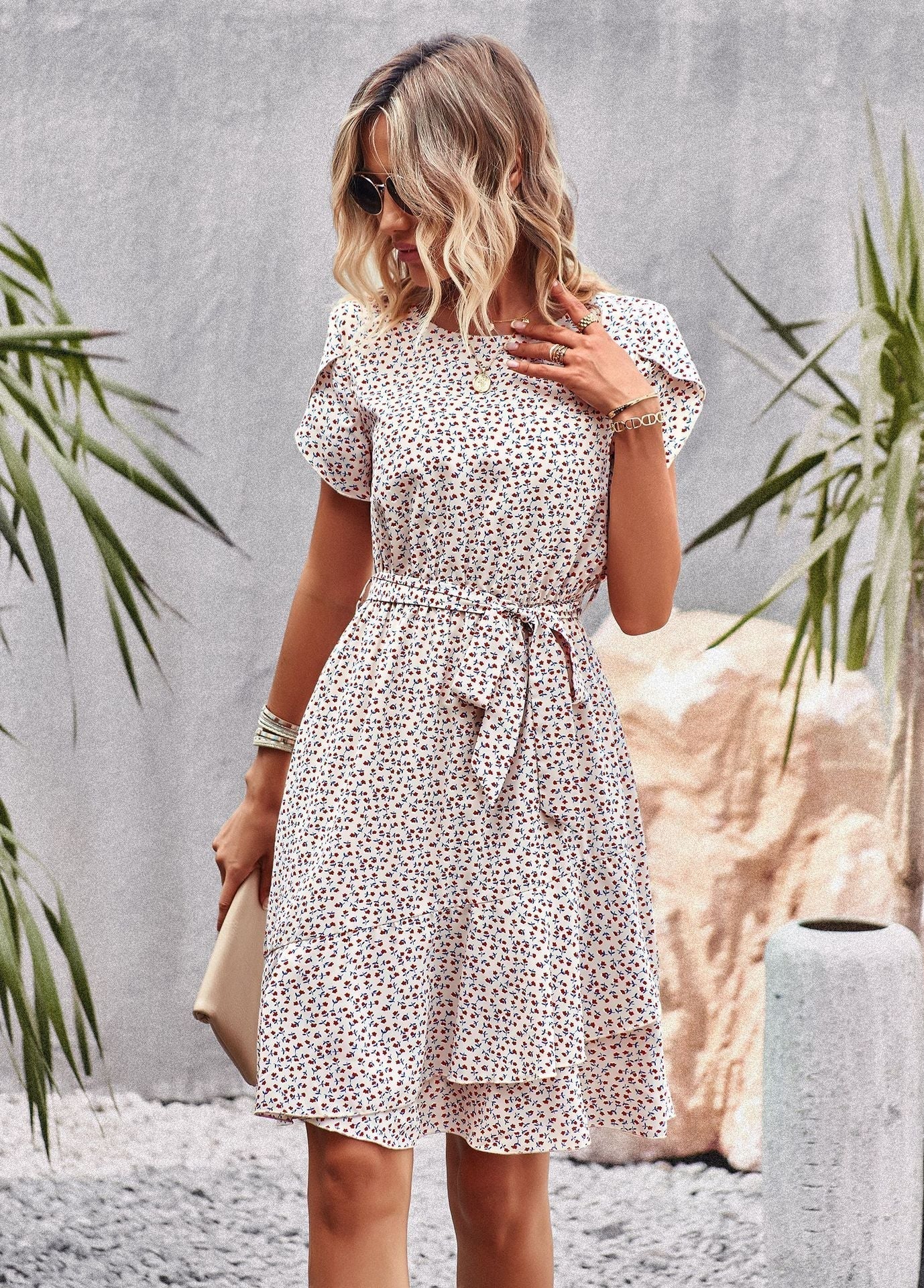 Nelia – Stylish Printed Summer Dress