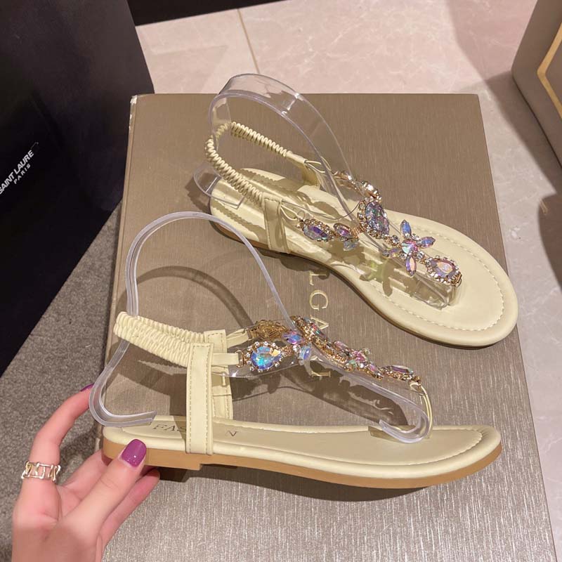 Gladys® | Glittering Sandals With Rhinestones