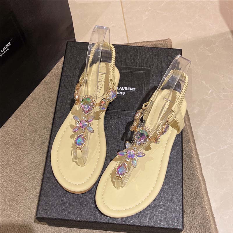 Gladys® | Glittering Sandals With Rhinestones