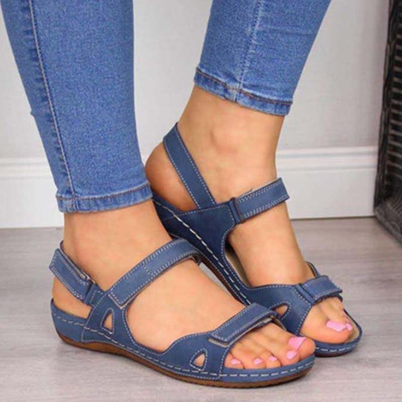 Inés® | Ergonomic Women'S Sandals With Velcro Fastening