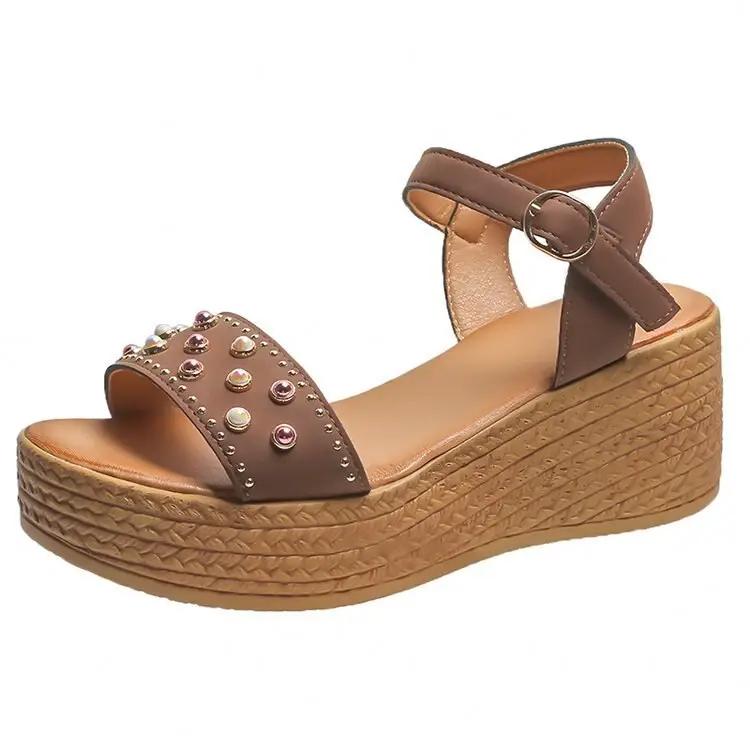 Sharon® | Chic Women Sandals Buckle Wedge