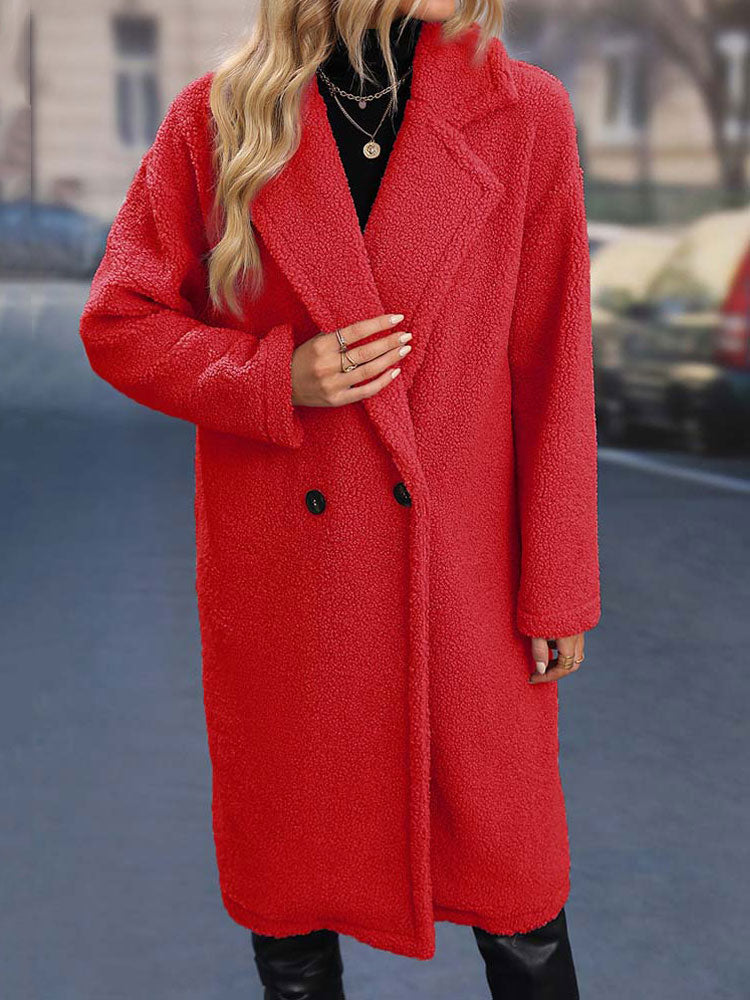 Angelika® | Autumn/winter coat made of faux leather