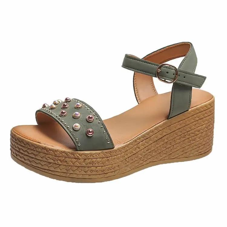 Sharon® | Chic Women Sandals Buckle Wedge