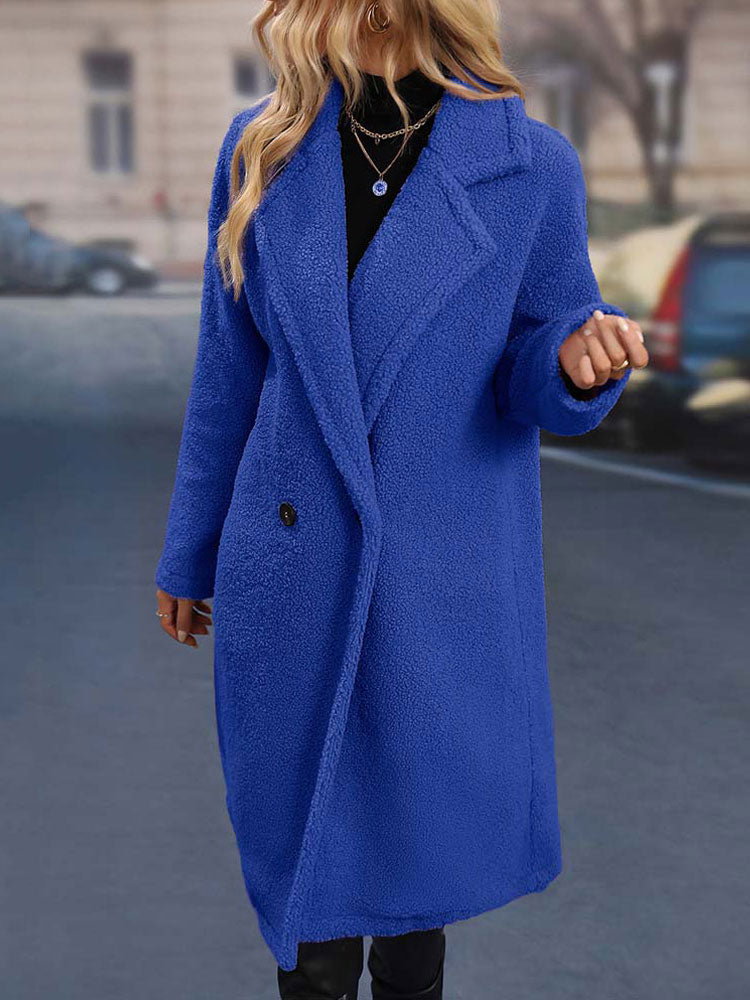 Angelika® | Autumn/winter coat made of faux leather
