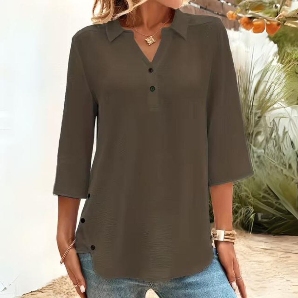 Ludivine® | Transparent leisure blouse