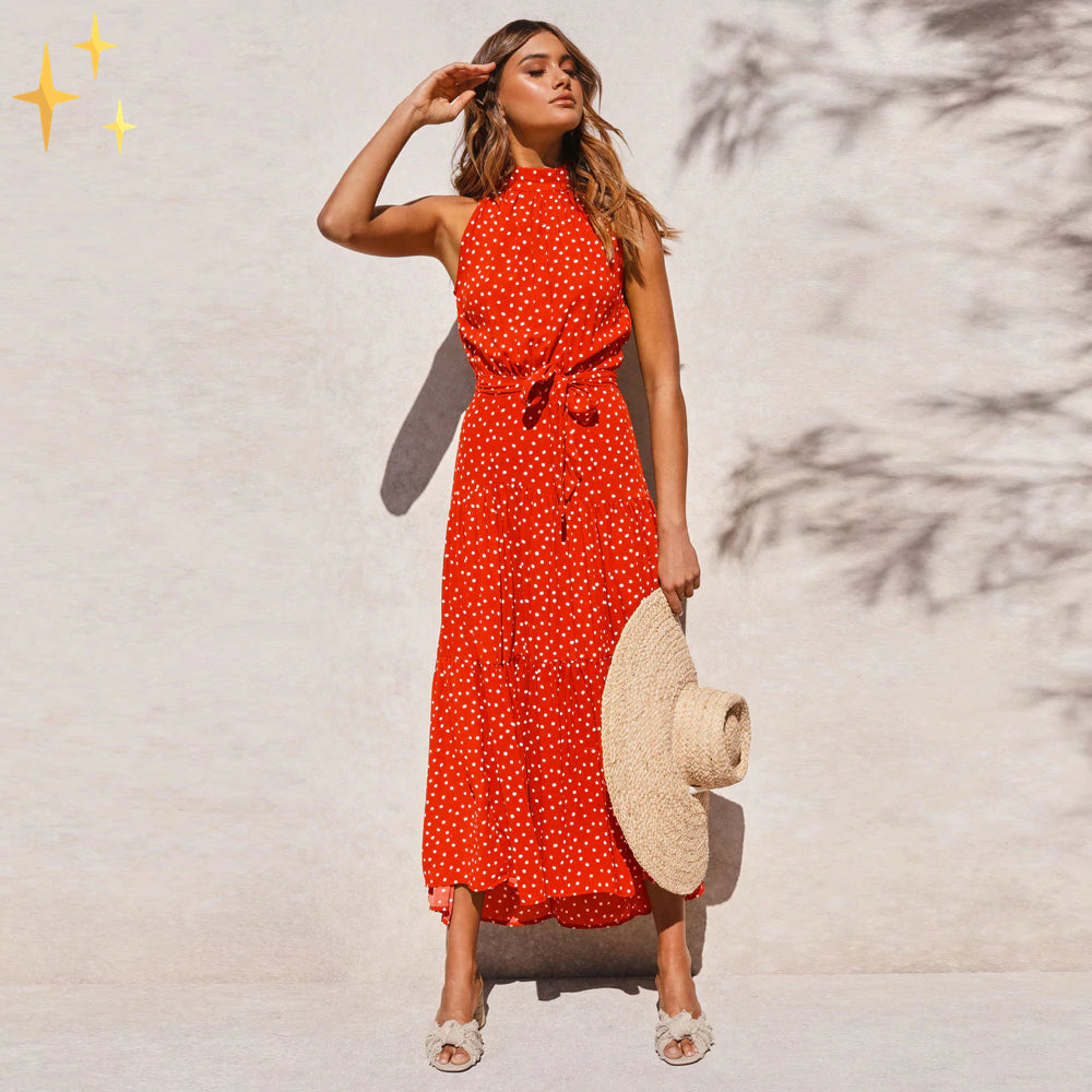 Elavita - Kelli - Boho Backless Maxi Dress