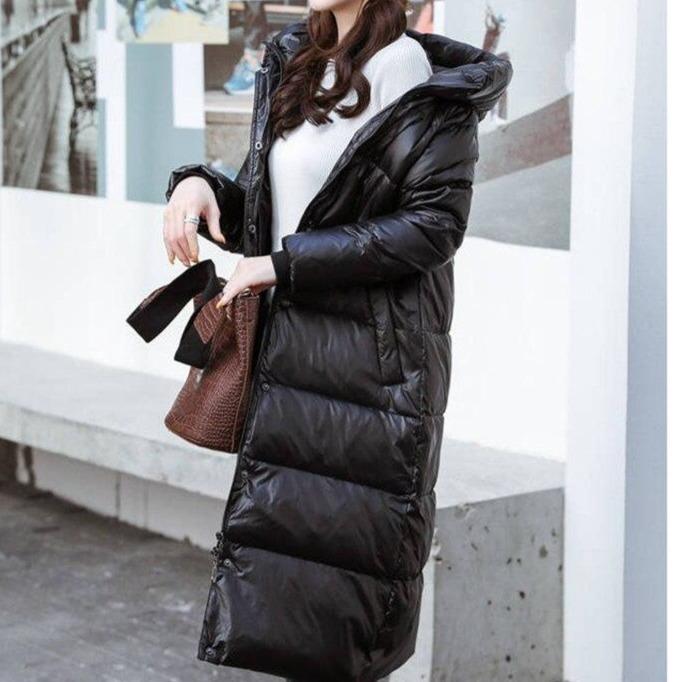Beatriz® | Long, lightweight, waterproof down coat for women
