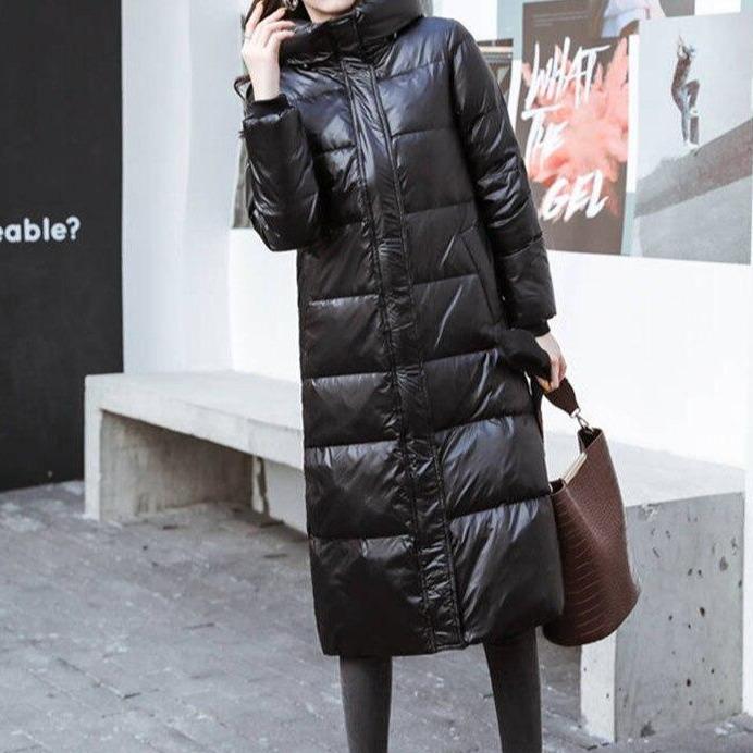Beatriz® | Long, lightweight, waterproof down coat for women