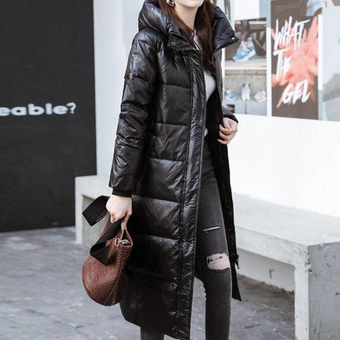 Beatriz® | Long, lightweight, waterproof down coat for women