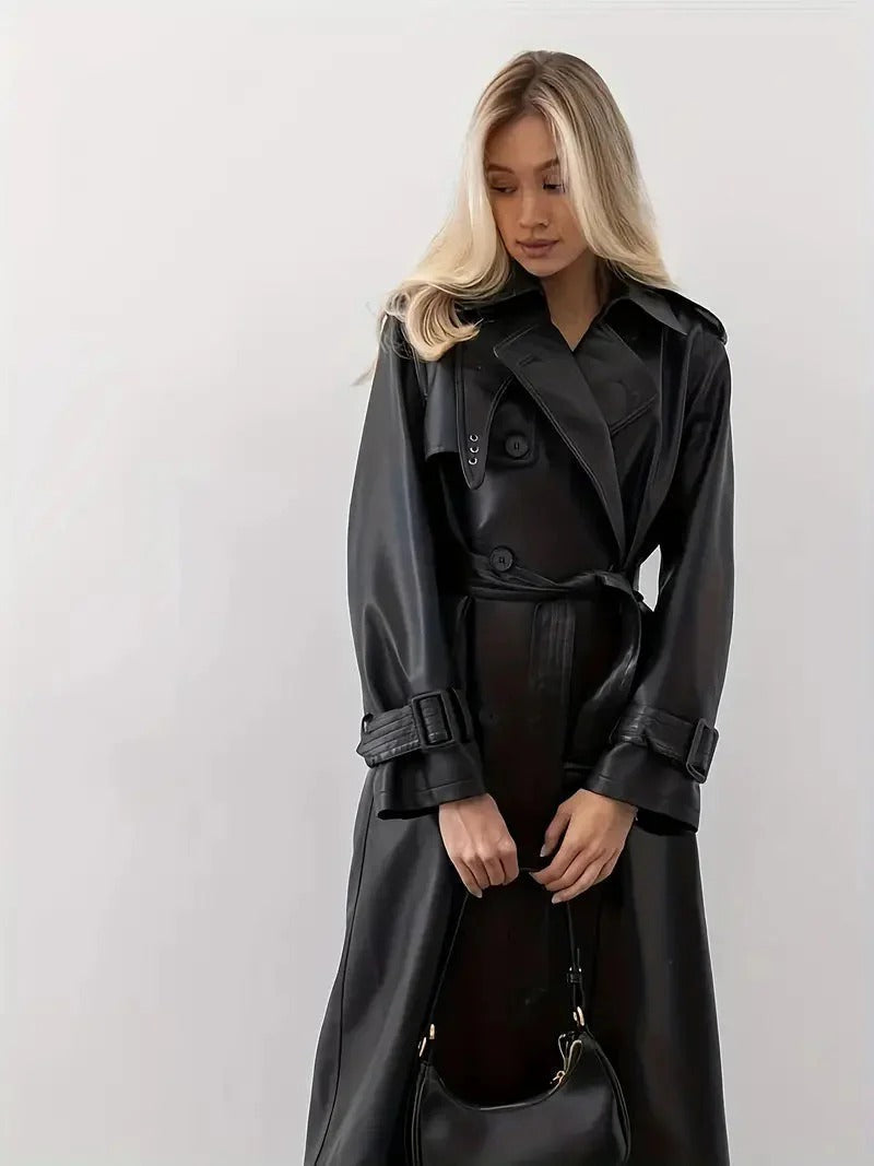 Abigail | Hermina – Elegant Women’s Trench Coat Modern Stylish