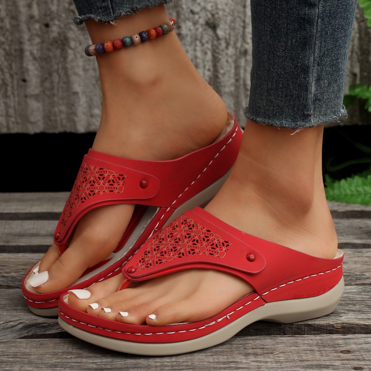 Zoraida® | Orthopedic Leather Hiking Sandals