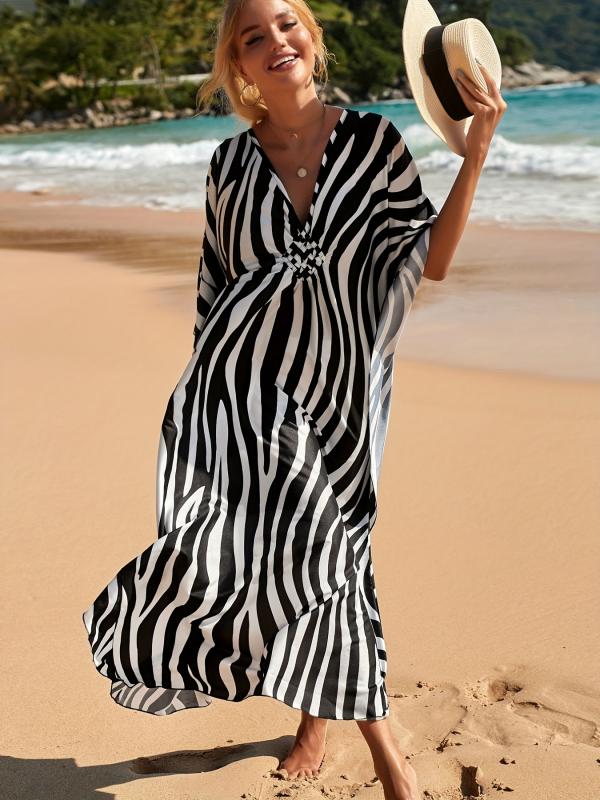 Abigail® | Elegant And Lightweight Zebra Beach Dress For Summer