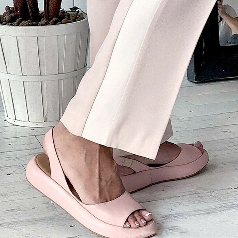 Sonia | Flat sandals with opener lace for women