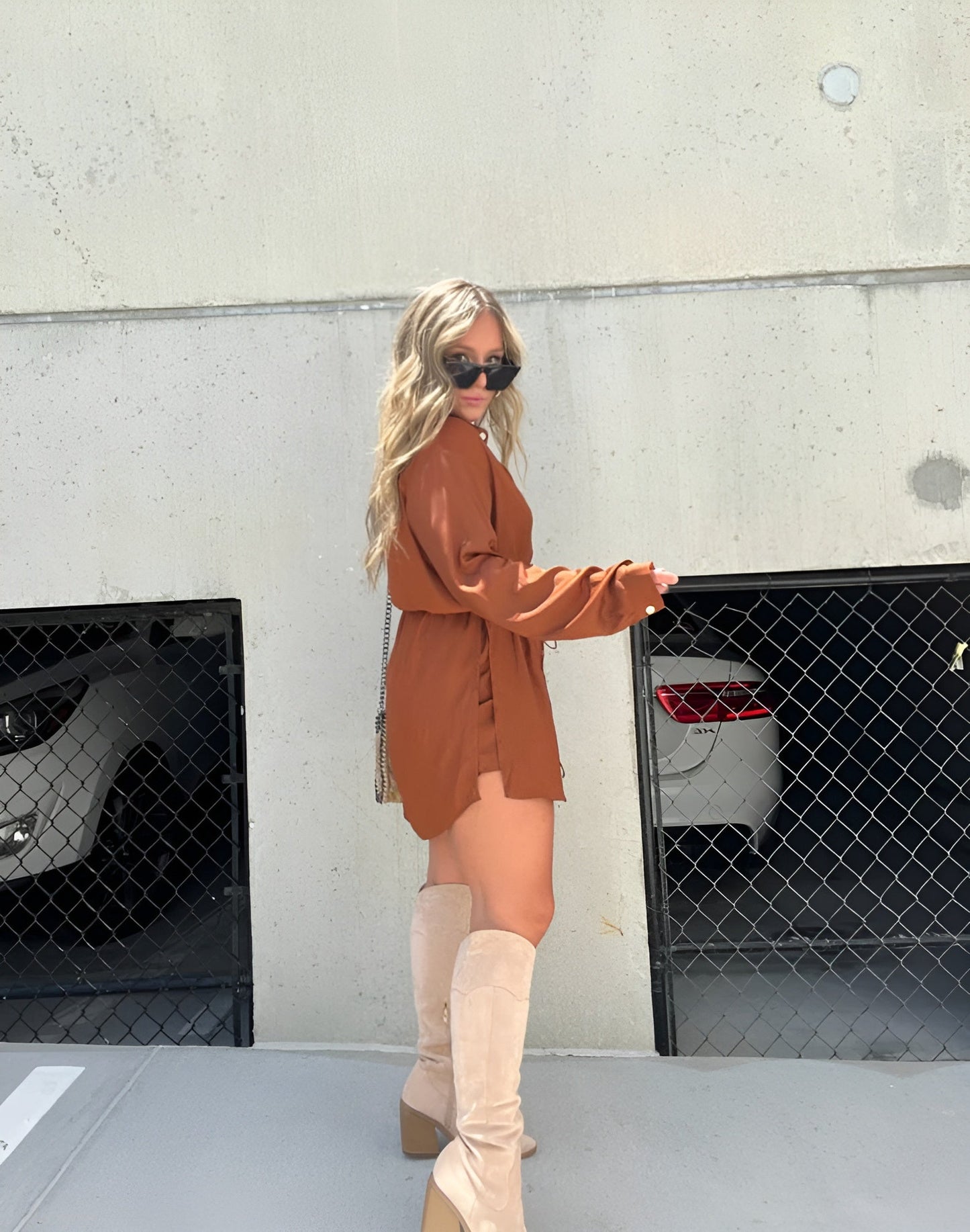 Adalicia® | Elegant Satin Overall Dress For Every Occasion