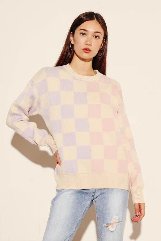 Paloma® | Jumper with a two-tone check pattern