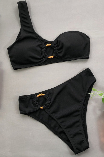 Concepcion® | High waist one shoulder cup bikini