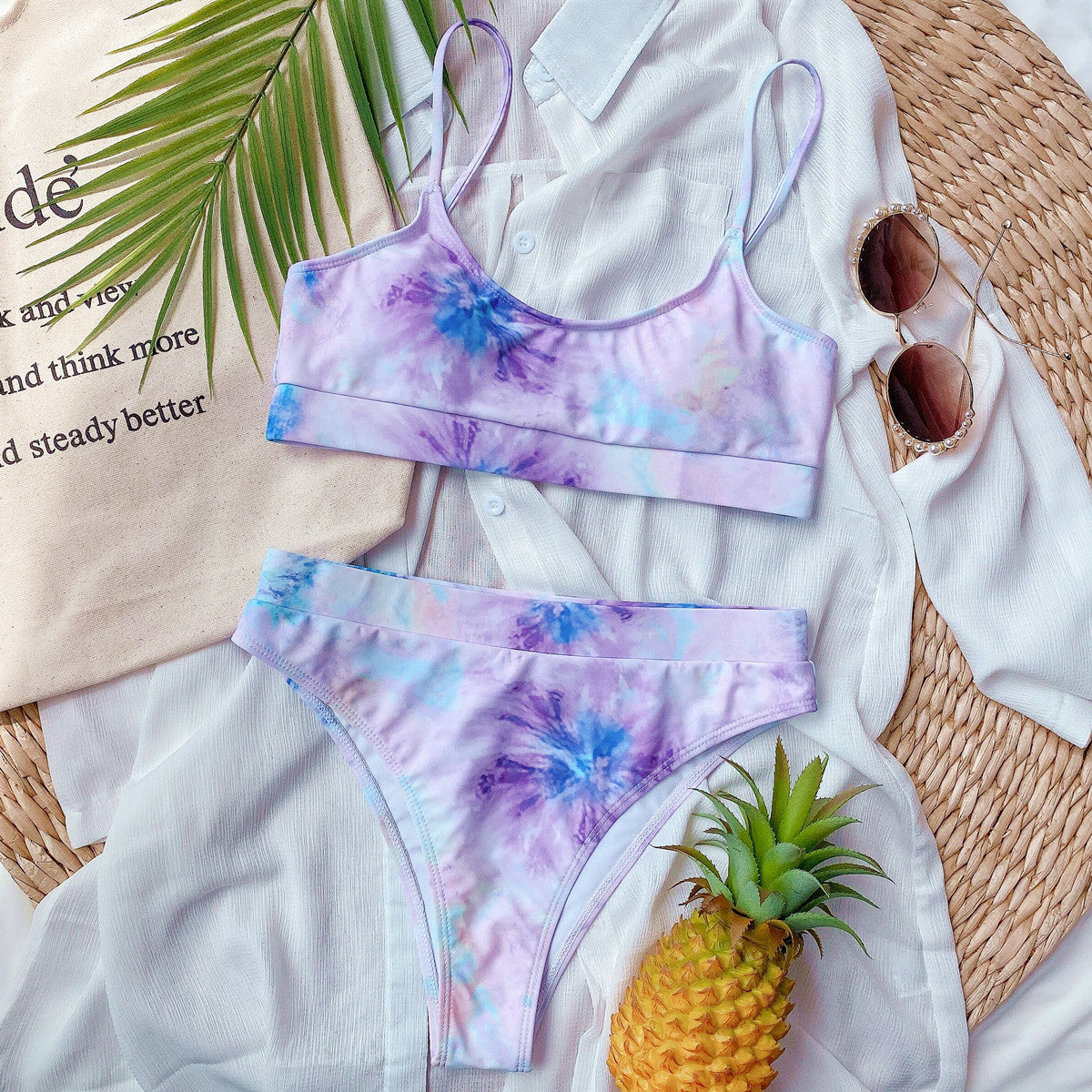 Marina® | Women's split print bikini swimwear