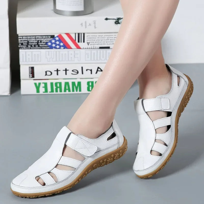 Esther® | Casual leather summer sandals for women