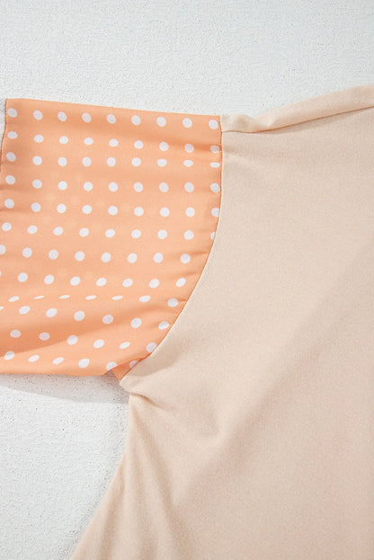 Barbara® | Printed long-sleeved blouse with a V-neck