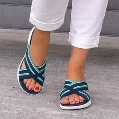 Valentina® | Women's platform sandals with elastic band