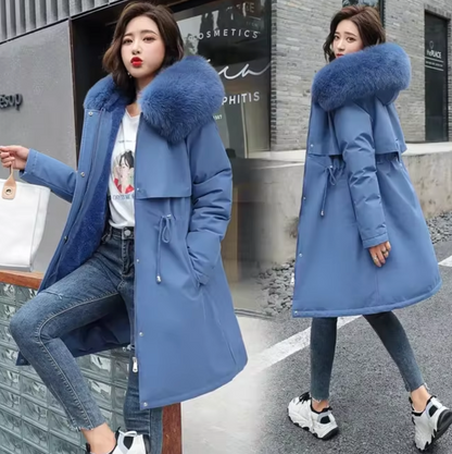Beatriz® | Long wool coat with hood