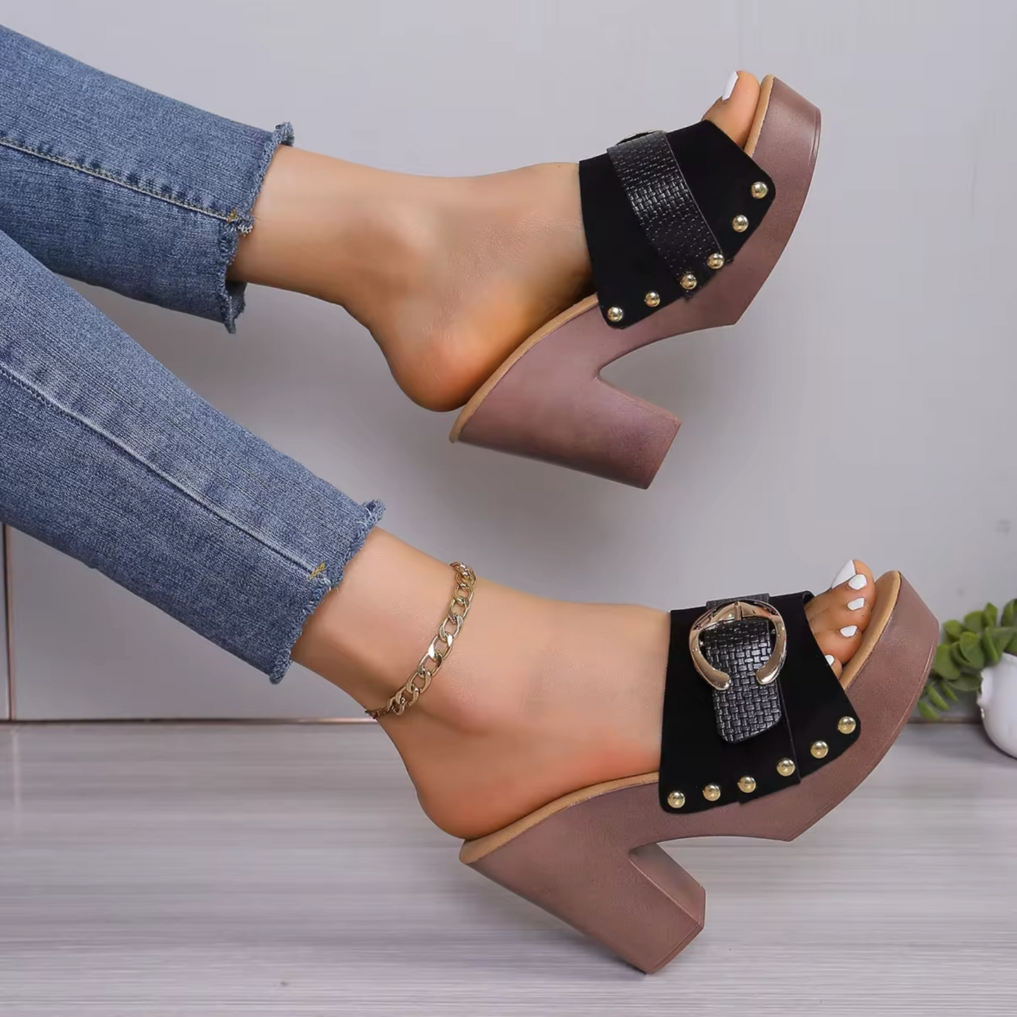 Courtney® | Open-Toe High-Heeled Sandals