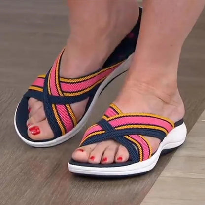 Valentina® | Women's platform sandals with elastic band