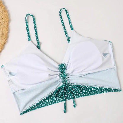 Diana® | 3-Piece Ombre Lace Bikini Swimsuit With Beach Skirt