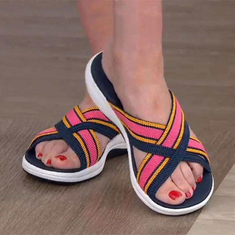 Valentina® | Women's platform sandals with elastic band