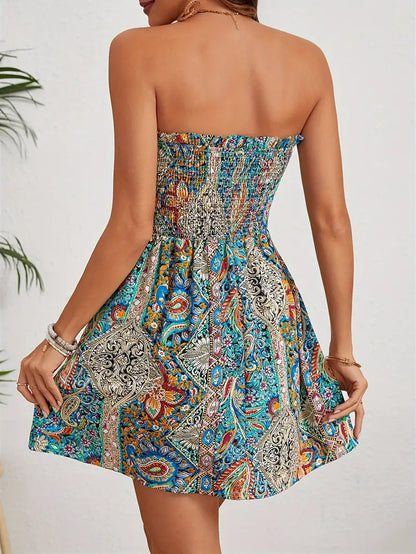 Lia® | Strapless Top With Scalloped Hem