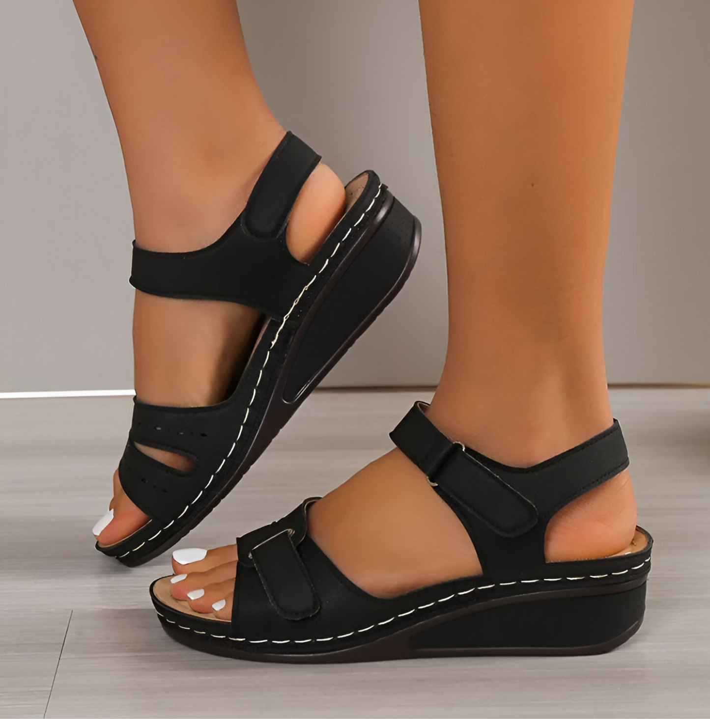 Allison® | Soft elegance wedge sandals