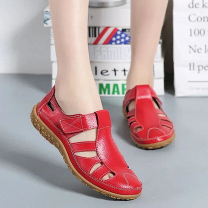 Esther® | Casual leather summer sandals for women