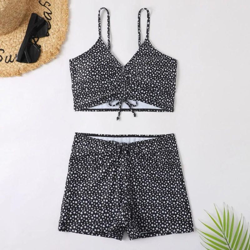 Diana® | 3-Piece Ombre Lace Bikini Swimsuit With Beach Skirt