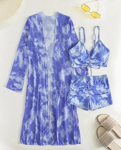 Olivia® | 3 in 1 bikini top + pants + kimono