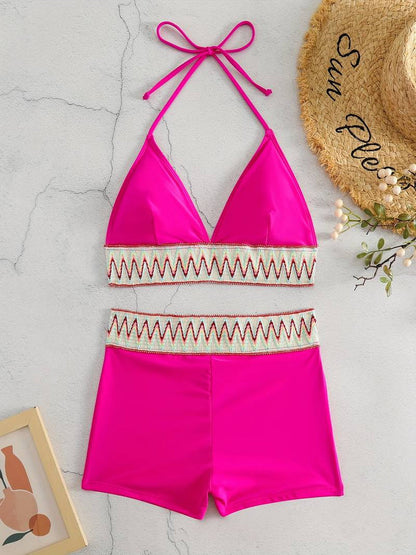 Katherine® | Stylish Bikini With Short Swimming Trunks