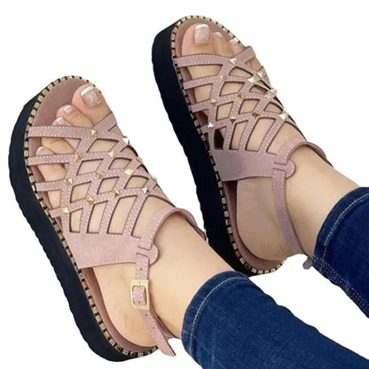 Selene® | Women'S Cutout Toe Platform Sandals Fashion