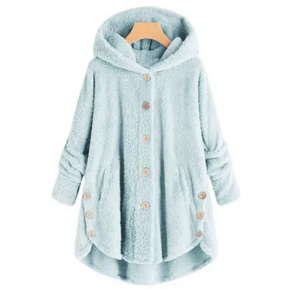 Beate® | Wool plush sweatshirt coat