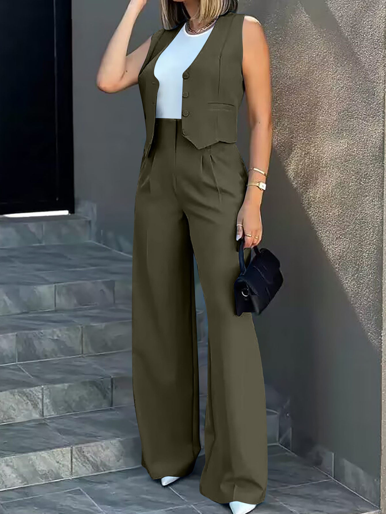 Asmara® | European Fashion Wide Leg Jacket