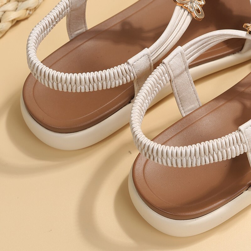 Camille® | Bohemian inspired flat sandals
