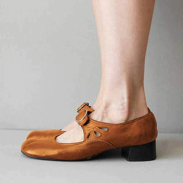 Rhoda® | Classic sandals with leather heels